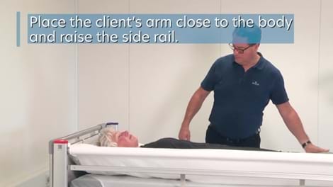 How to turn a client to prone position using VENDLET Basic