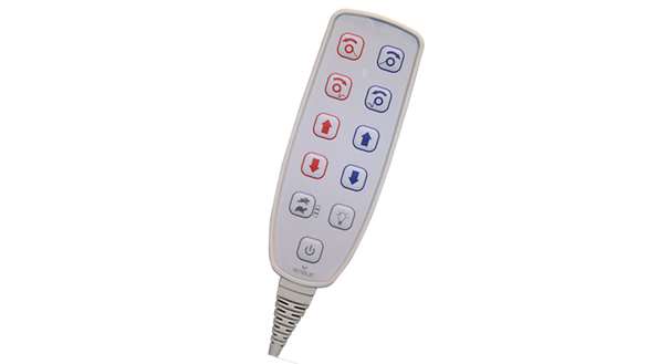 Hand control with speed adjustment Hand control with speed adjustment