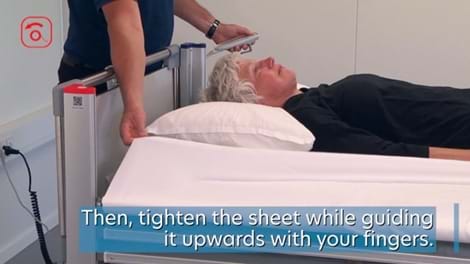 Position clients higher in bed with VENDLET Basic