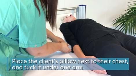 Turning to prone position with VENDLET Standard