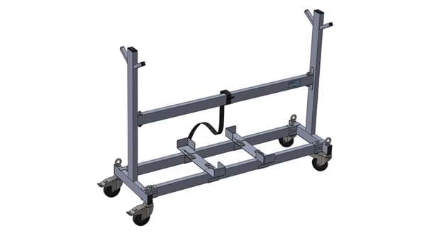 Transport and mounting trolley Transport and mounting trolley